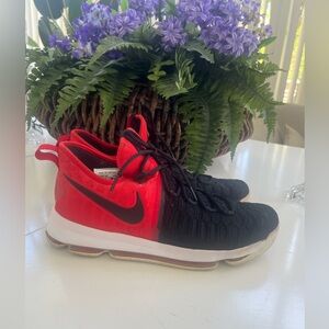 Nike Zoom ID KD9 Kevin Durant STANFORD CARDINALS Game BB Shoe Sz 12 2017 Red Blk